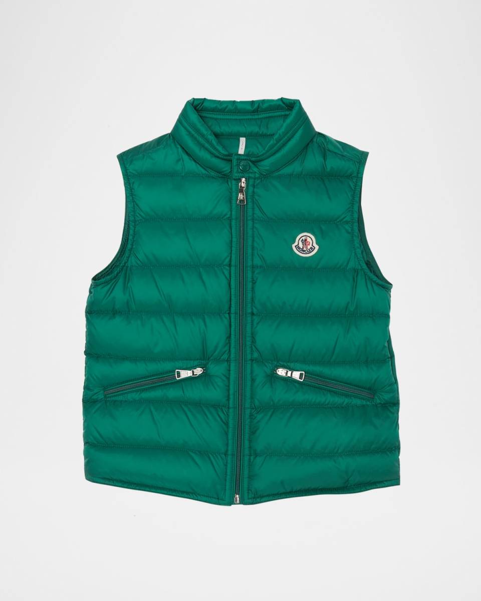 Boy's Gui Puffer Vest, Size 12-